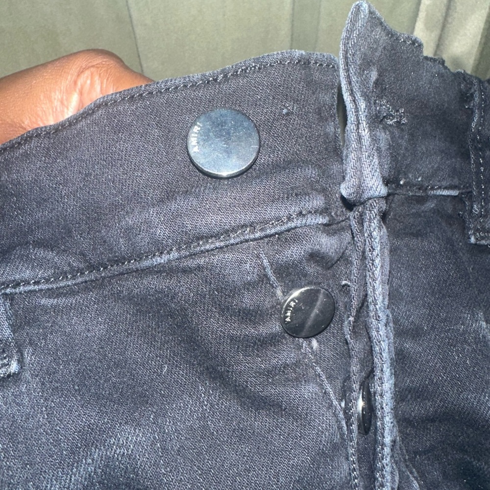 Brand new Amiri Hibiscus Arttch Skinny Jeans (Aged Black) size 30 - Picture 7 of 9